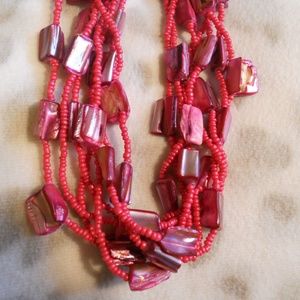 (2) Pink Necklaces